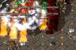 热血传奇sf战士多用双烈火