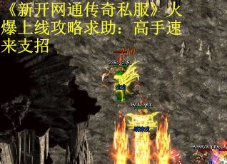 《新开网通传奇私服》火爆上线攻略求助：高手速来支招