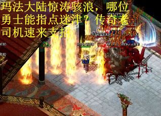 玛法大陆惊涛骇浪，哪位勇士能指点迷津？传奇老司机速来支招