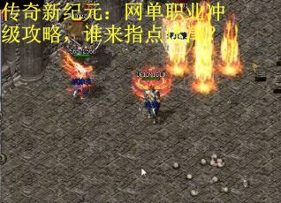 传奇新纪元：网单职业冲级攻略，谁来指点迷津？
