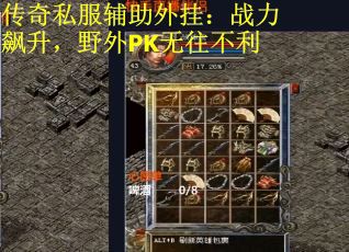 传奇私服辅助外挂：战力飙升，野外PK无往不利
