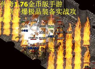 传奇1.76金币版手游：新手爆极品装备实战攻略大全