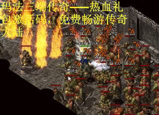 玛法三端传奇——热血礼包激活码，免费畅游传奇大陆