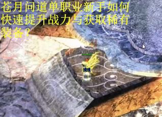 苍月问道单职业新手如何快速提升战力与获取稀有装备？