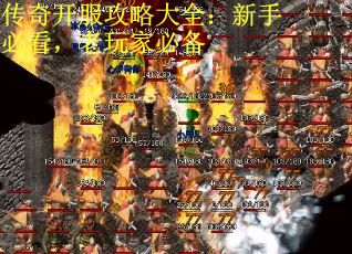 传奇开服攻略大全：新手必看，老玩家必备